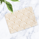 Shadowbright White Abstract Make Up Bag - 24cm x 19cm