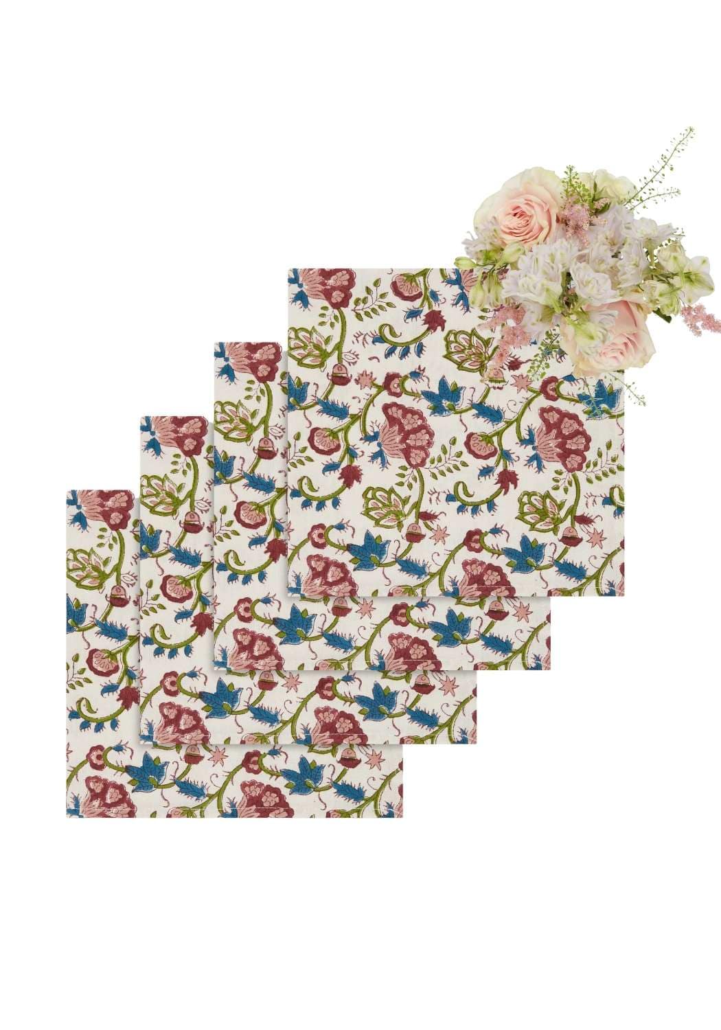 Casa by Josephine Jenno Wildflower Table Napkin - Set of 4