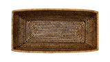 Casa by Josephine Jenno Wiltshire Long Rattan Basket - Classic Brown