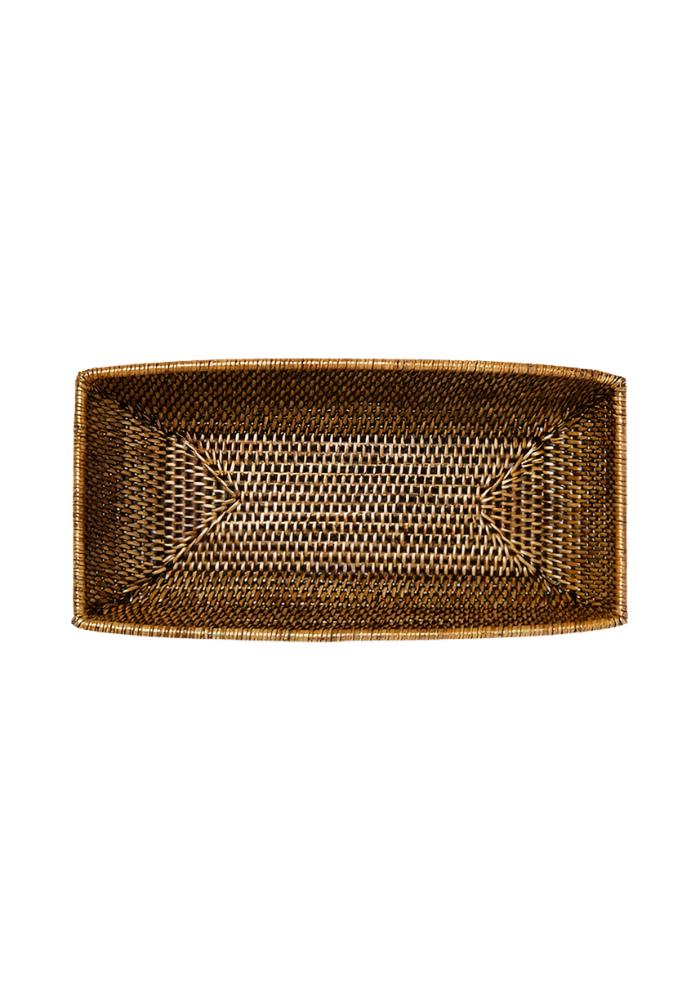 Casa by Josephine Jenno Wiltshire Long Rattan Basket - Classic Brown