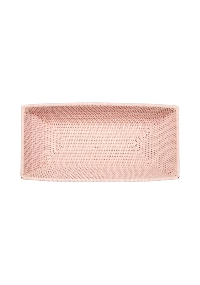 Casa by Josephine Jenno Wiltshire Long Rattan Basket Pink