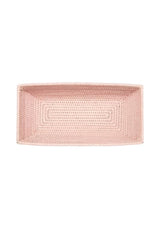 Casa by Josephine Jenno Wiltshire Long Rattan Basket Pink