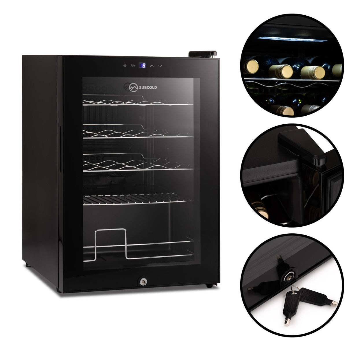 Subcold Viva20 LED Wine Cooler | 20 Bottle