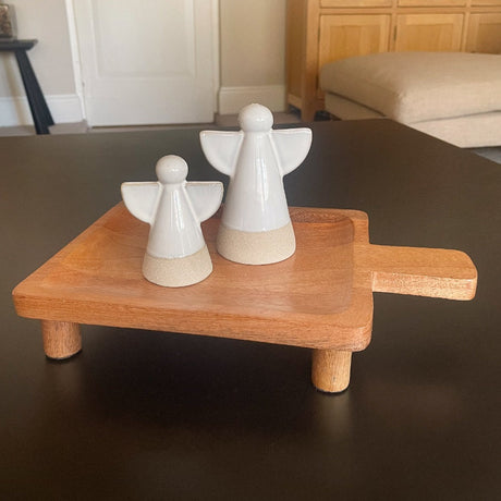 Blush & Bale Wooden Tray - 30 x 20 x 10cm