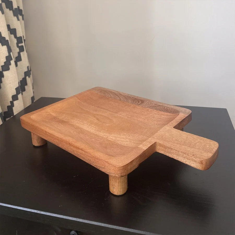 Blush & Bale Wooden Tray - 30 x 20 x 10cm