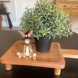 Blush & Bale Wooden Tray - 30 x 20 x 10cm