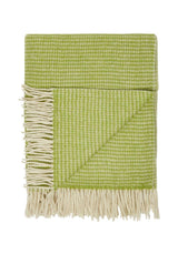 Casa by Josephine Jenno Wool Waffle Blanket - Green
