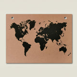 Portuguese Treasures World Map Cork Notice Board