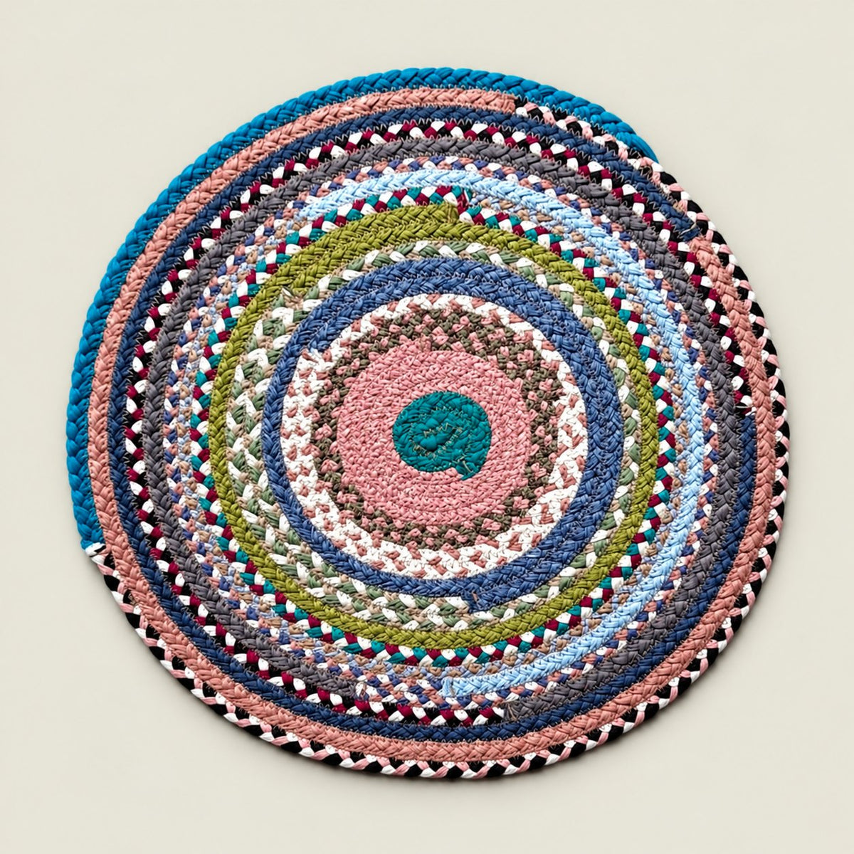 Portuguese Treasures Round Braided Cotton Placemats
