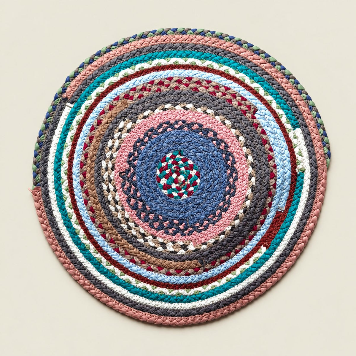 Portuguese Treasures Round Braided Cotton Placemats