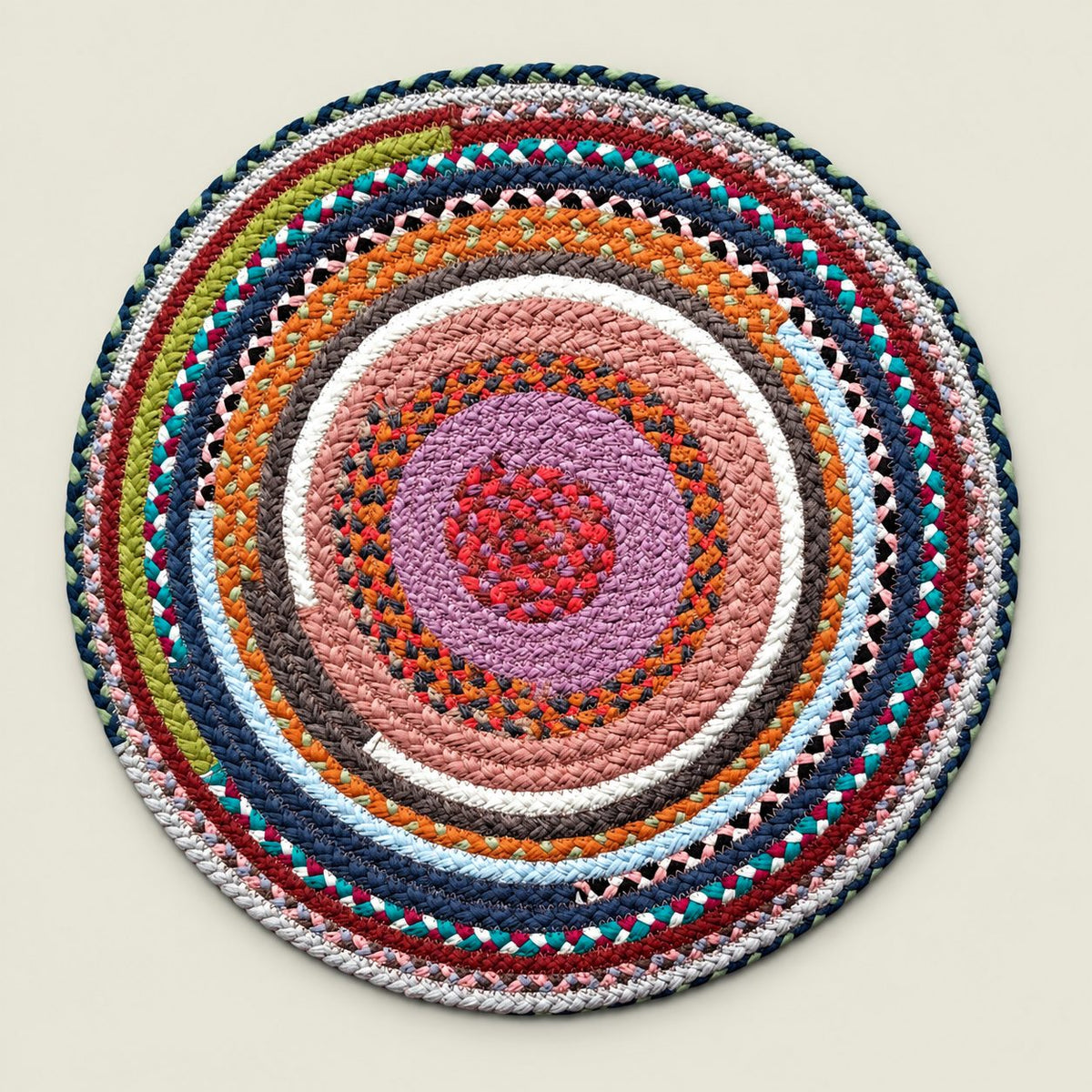 Portuguese Treasures Round Braided Cotton Placemats