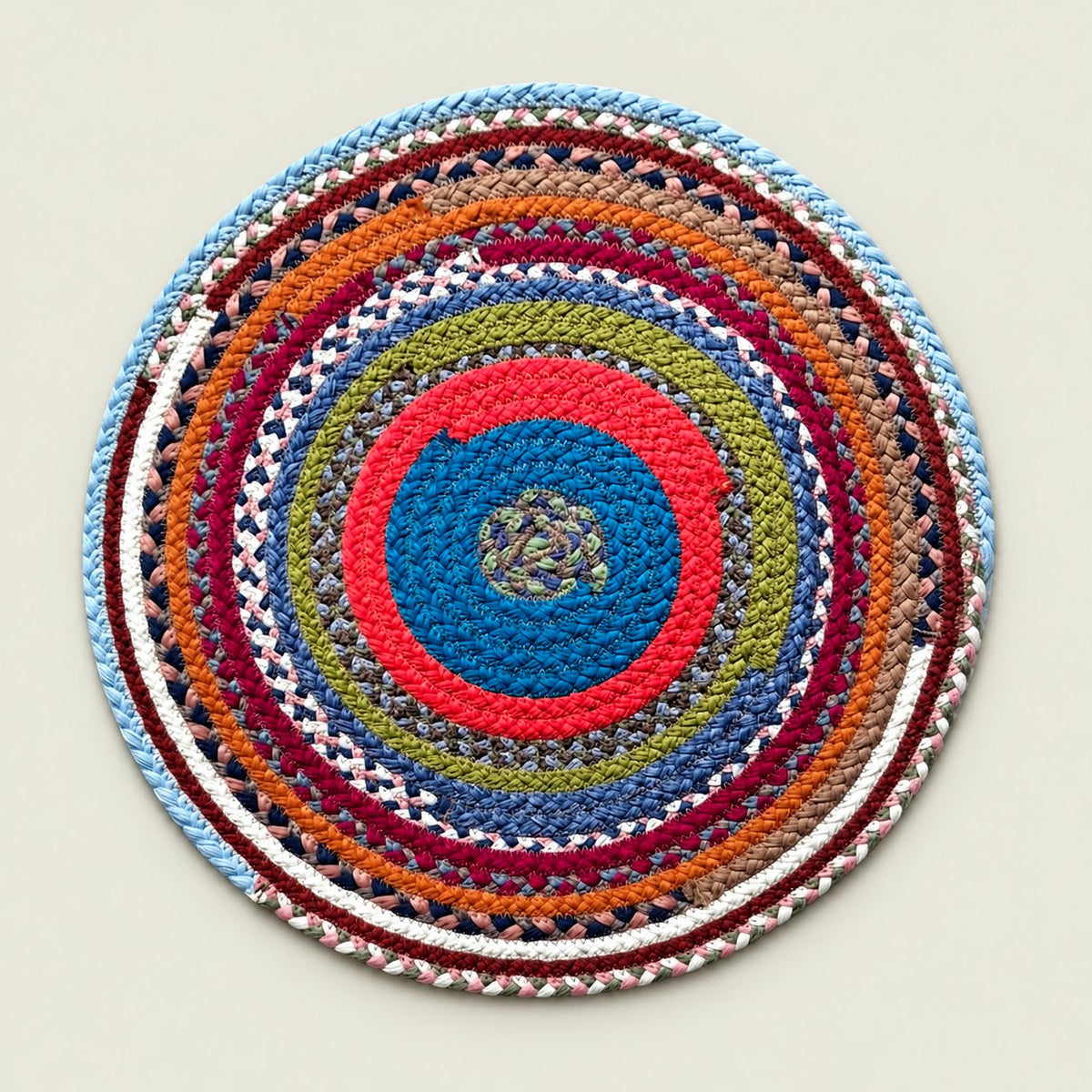 Portuguese Treasures Round Braided Cotton Placemats