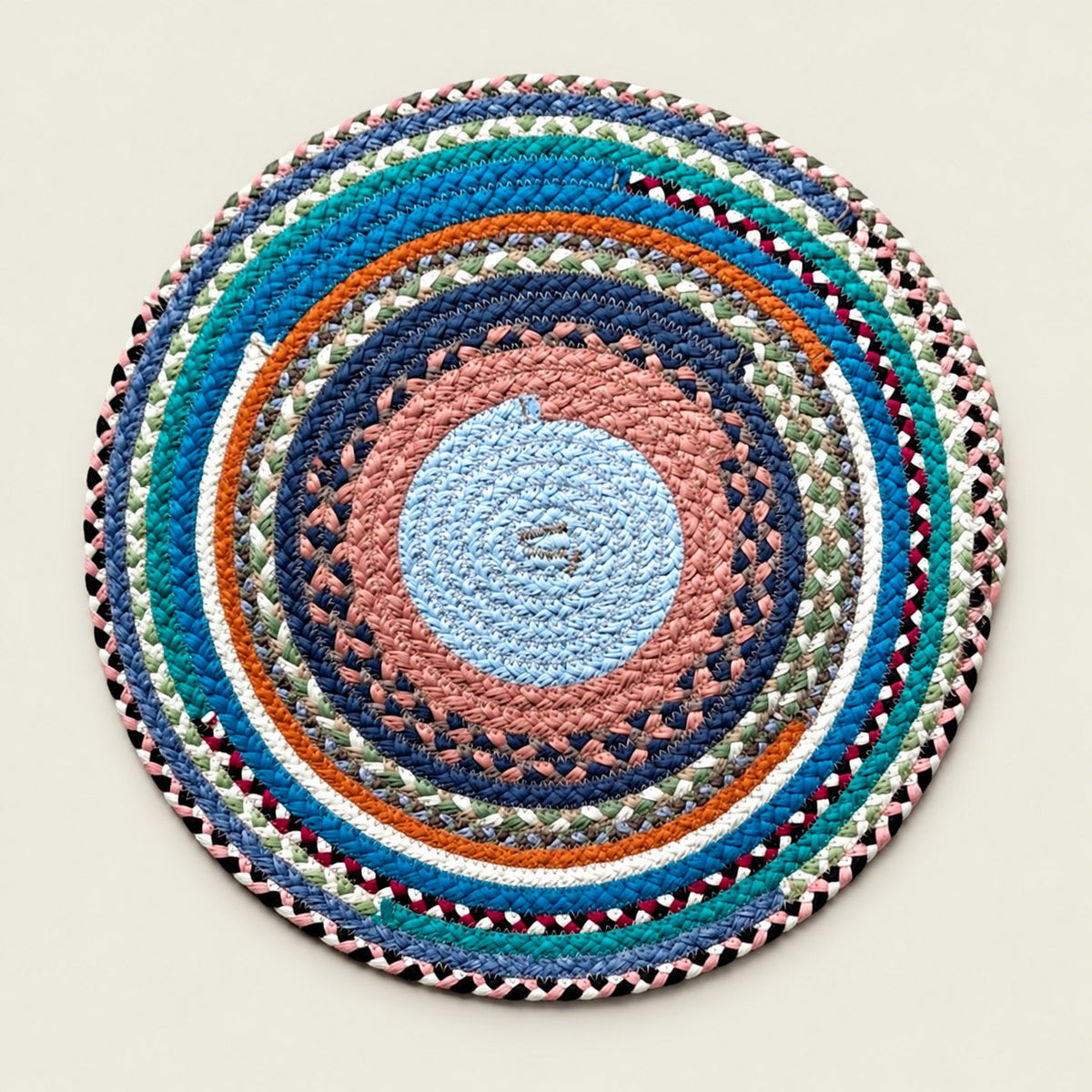 Portuguese Treasures Round Braided Cotton Placemats