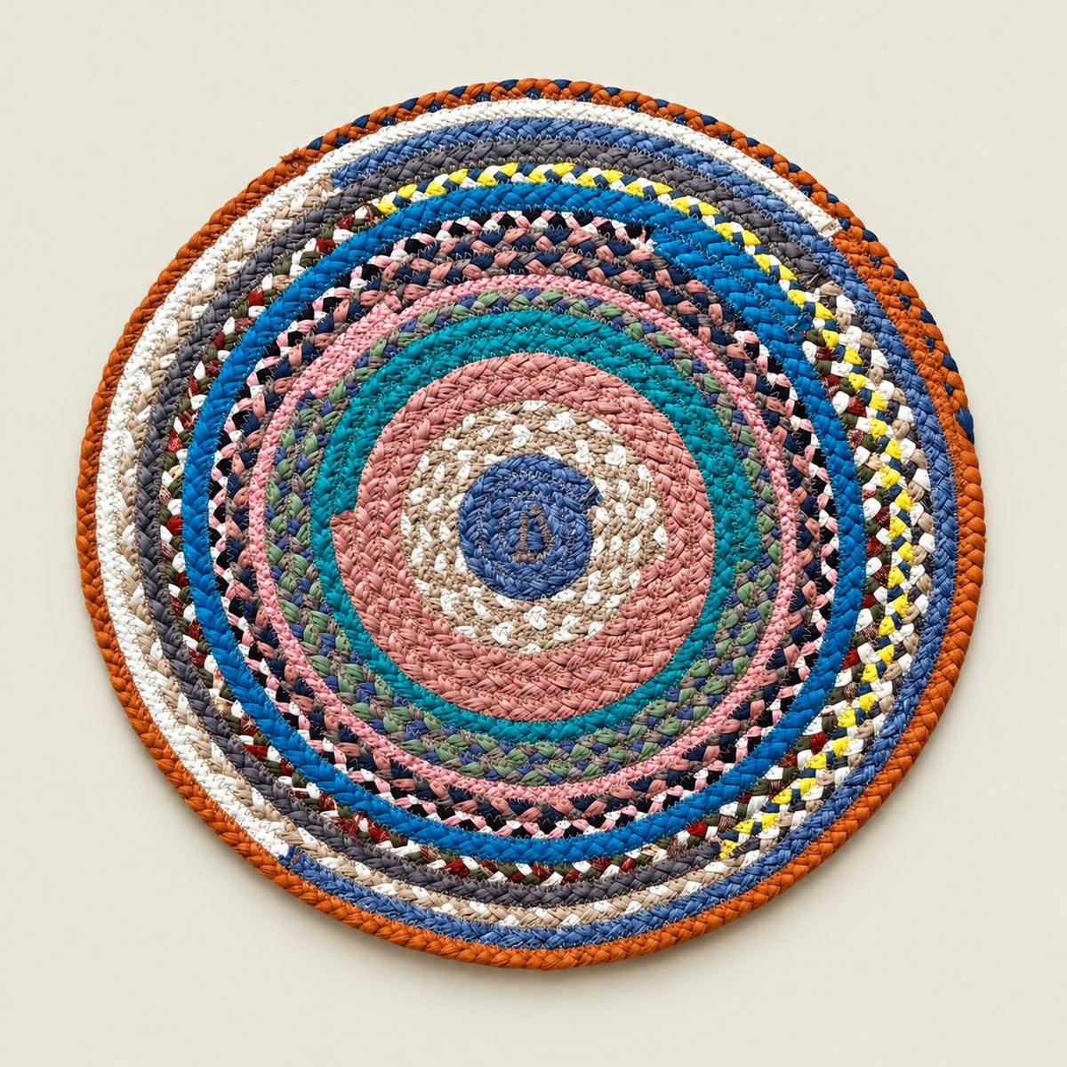 Portuguese Treasures Round Braided Cotton Placemats