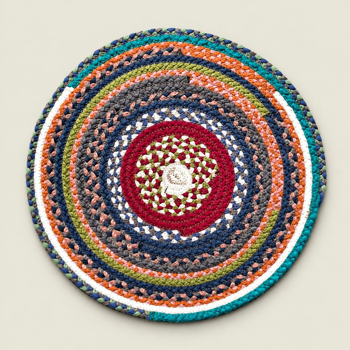 Portuguese Treasures Round Braided Cotton Placemats