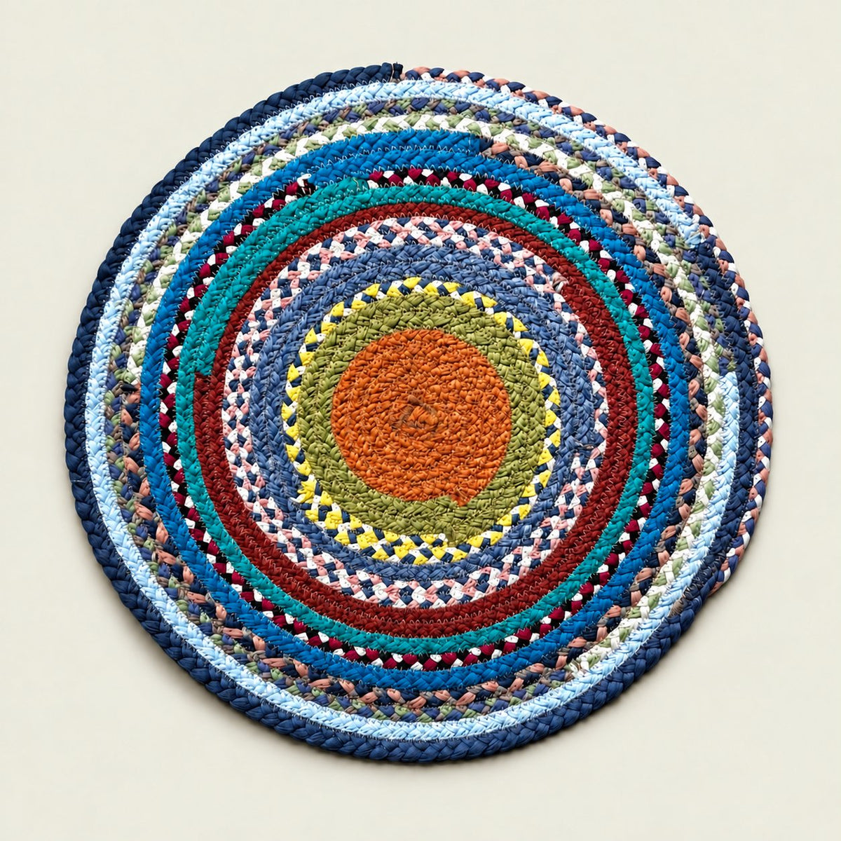 Portuguese Treasures Round Braided Cotton Placemats