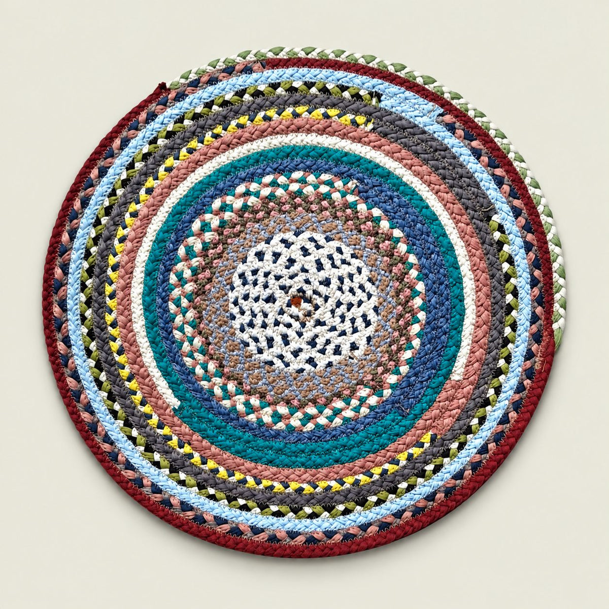 Portuguese Treasures Round Braided Cotton Placemats