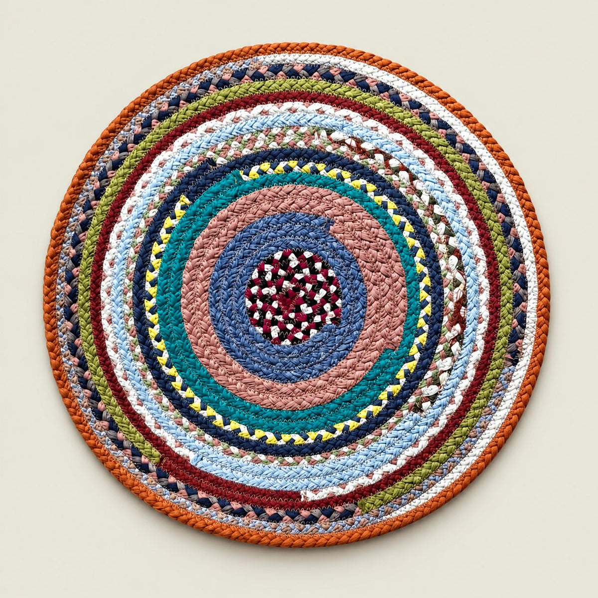 Portuguese Treasures Round Braided Cotton Placemats