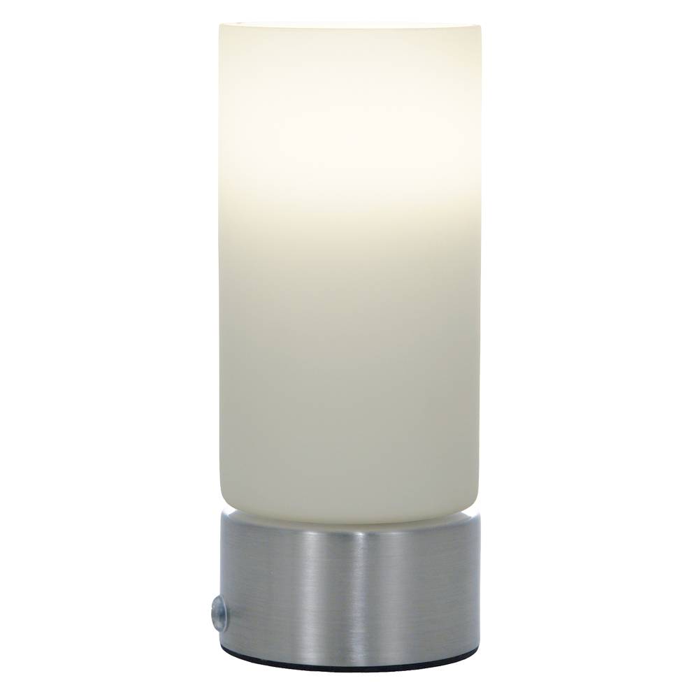 Pagazzi Wyoming Satin Chrome Glass Touch Table Lamp