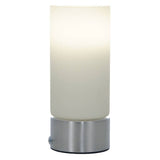 Pagazzi Wyoming Satin Chrome Glass Touch Table Lamp