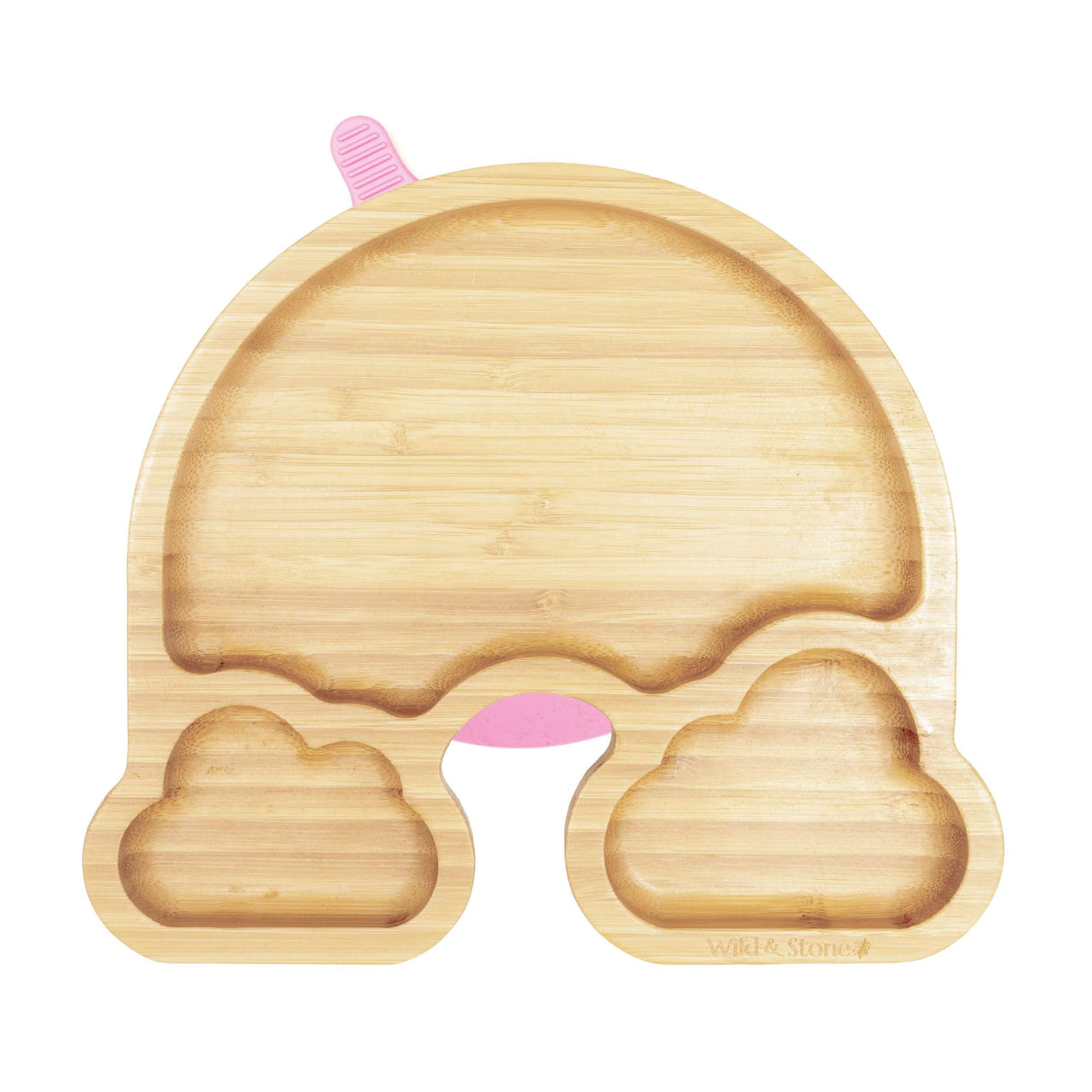 Wild & Stone Baby Bamboo Weaning Plate Set - Over The Rainbow
