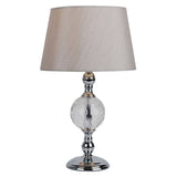 Pagazzi Vanessa Polished Chrome Glass Table Lamp