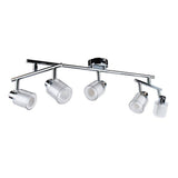 Pagazzi Jacey 5 Light Chrome Ceiling Spotlight Bar