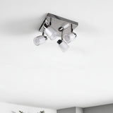 Pagazzi Jacey 4 Light Polished Chrome Ceiling Spotlight Plate