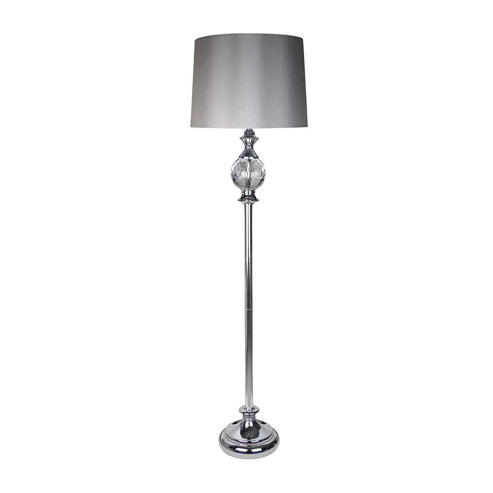 Pagazzi Vanessa Polished Chrome Floor Lamp