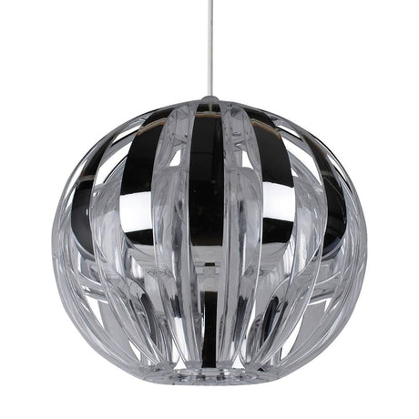 Pagazzi Bimber Polished Chrome Easy Fit Pendant Shade