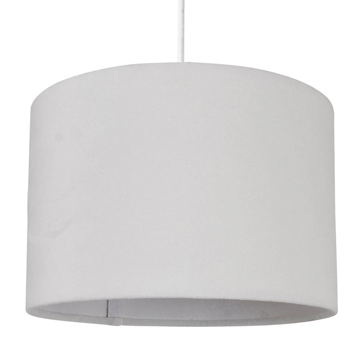 Pagazzi Velvet 12 Inch Off White Light Shade