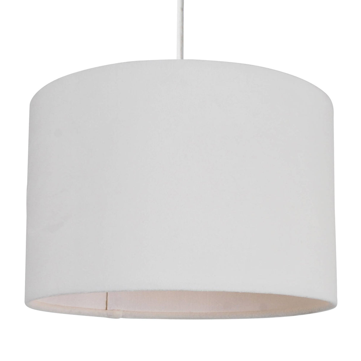 Pagazzi Velvet 14 Inch Off White Light Shade