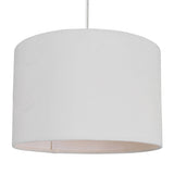 Pagazzi Velvet 14 Inch Off White Light Shade