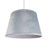 Pagazzi Vella Grey Velveteen Light Shade - 40cm