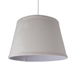 Pagazzi Vella White Velveteen Light Shade - 40cm