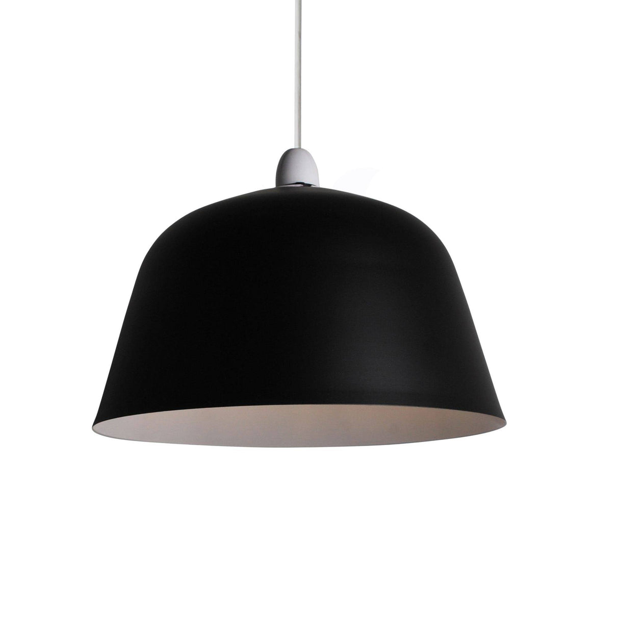 Pagazzi Olly Black Metal Dome Pendant Shade - 30cm