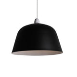 Pagazzi Olly Black Metal Dome Pendant Shade - 30cm