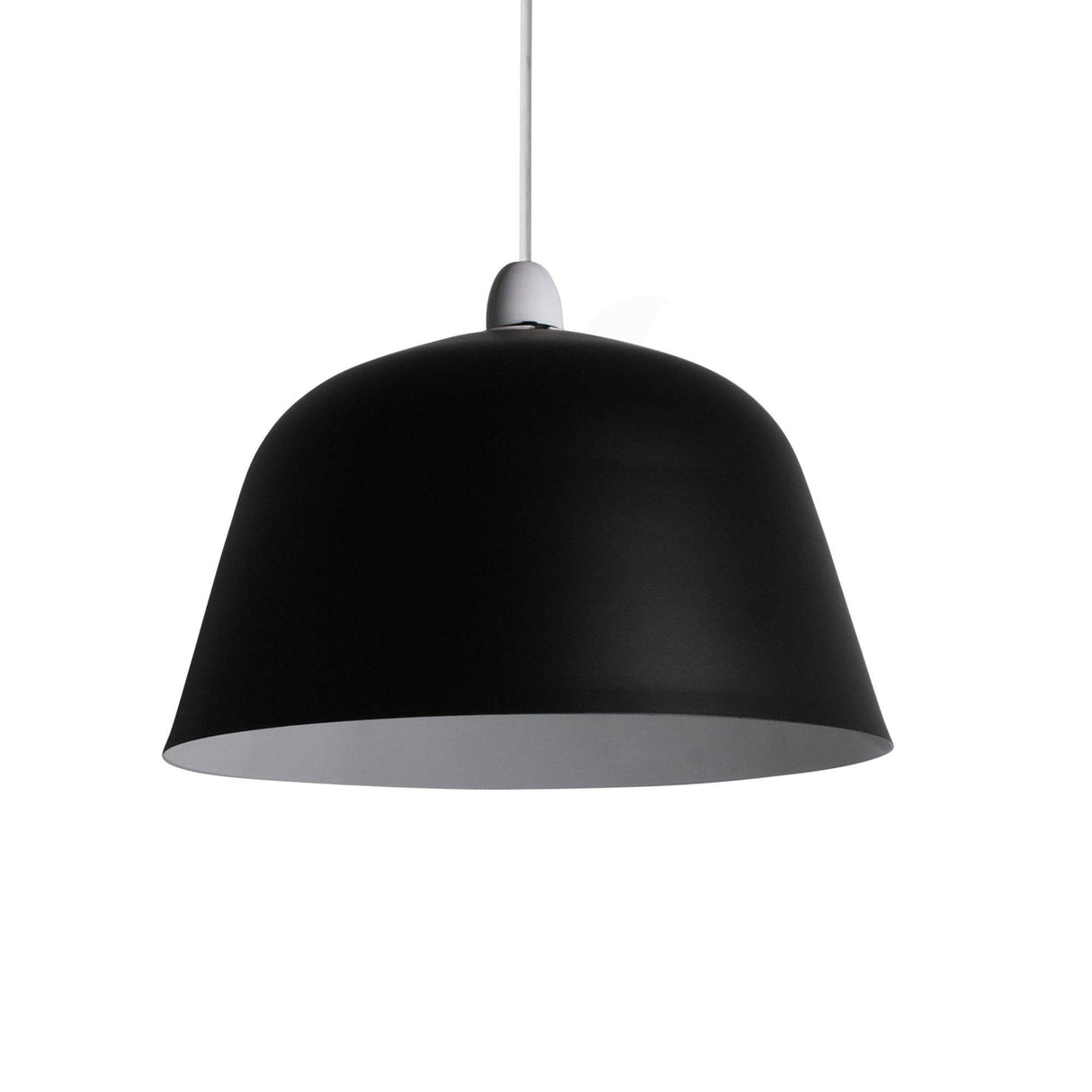 Pagazzi Olly Black Metal Dome Pendant Shade - 30cm