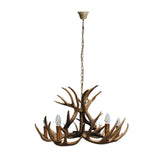 Pagazzi Lochranza 6 Light Rustic Antler Pendant Ceiling Light
