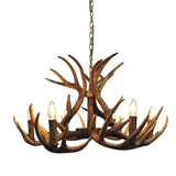 Pagazzi Lochranza 6 Light Rustic Antler Pendant Ceiling Light