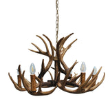 Pagazzi Lochranza 6 Light Rustic Antler Pendant Ceiling Light