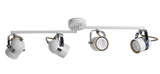 Pagazzi Mhari Matt White 4 Light Ceiling Spotlight