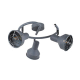 Pagazzi Costello Matt Grey 3 Light Ceiling Spotlight