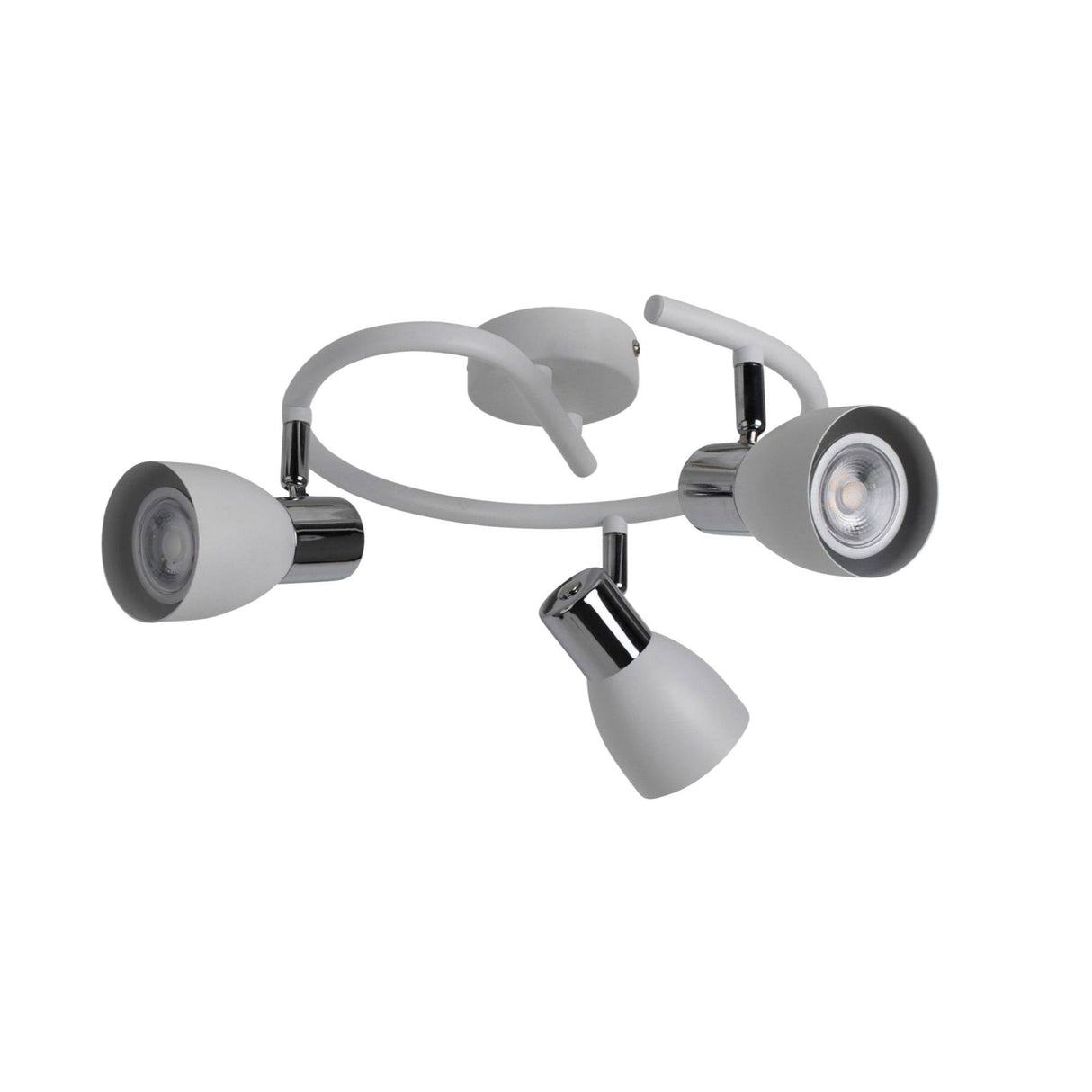 Pagazzi Kirst Matt White 3 Light Ceiling Spotlight