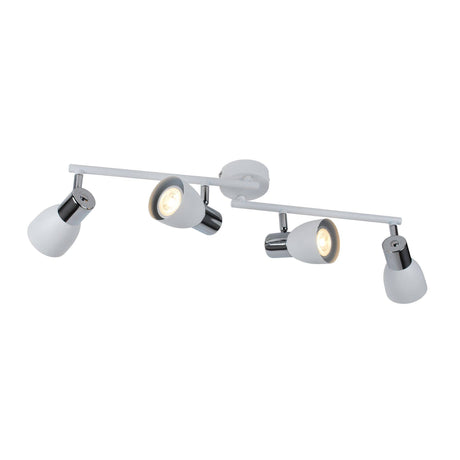 Pagazzi Kirst Matt White Light Ceiling Spotlight Bar