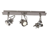 Pagazzi Sage Satin Nickel 3 Light Ceiling Spotlight Bar
