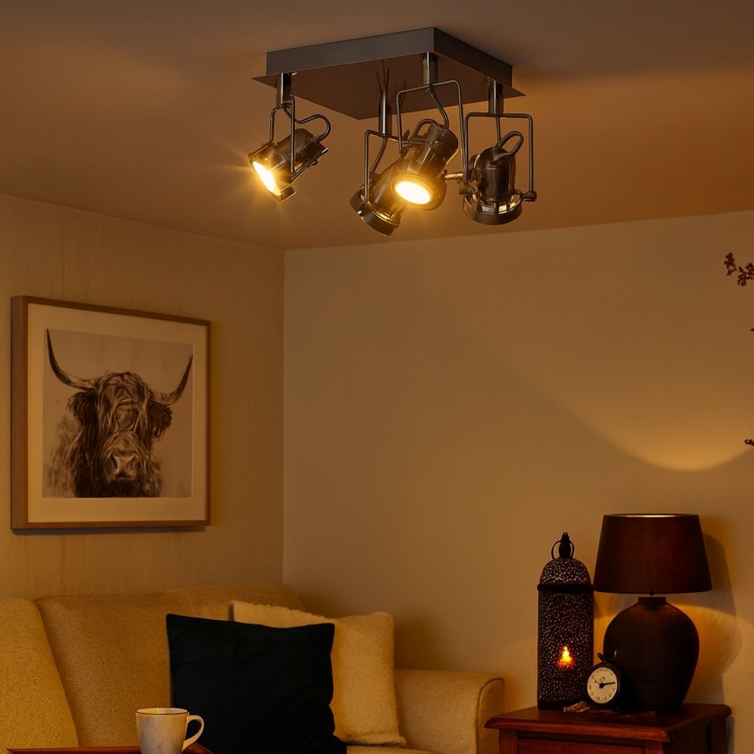 Pagazzi Sage Satin Nickel Light Ceiling Spotlight Plate