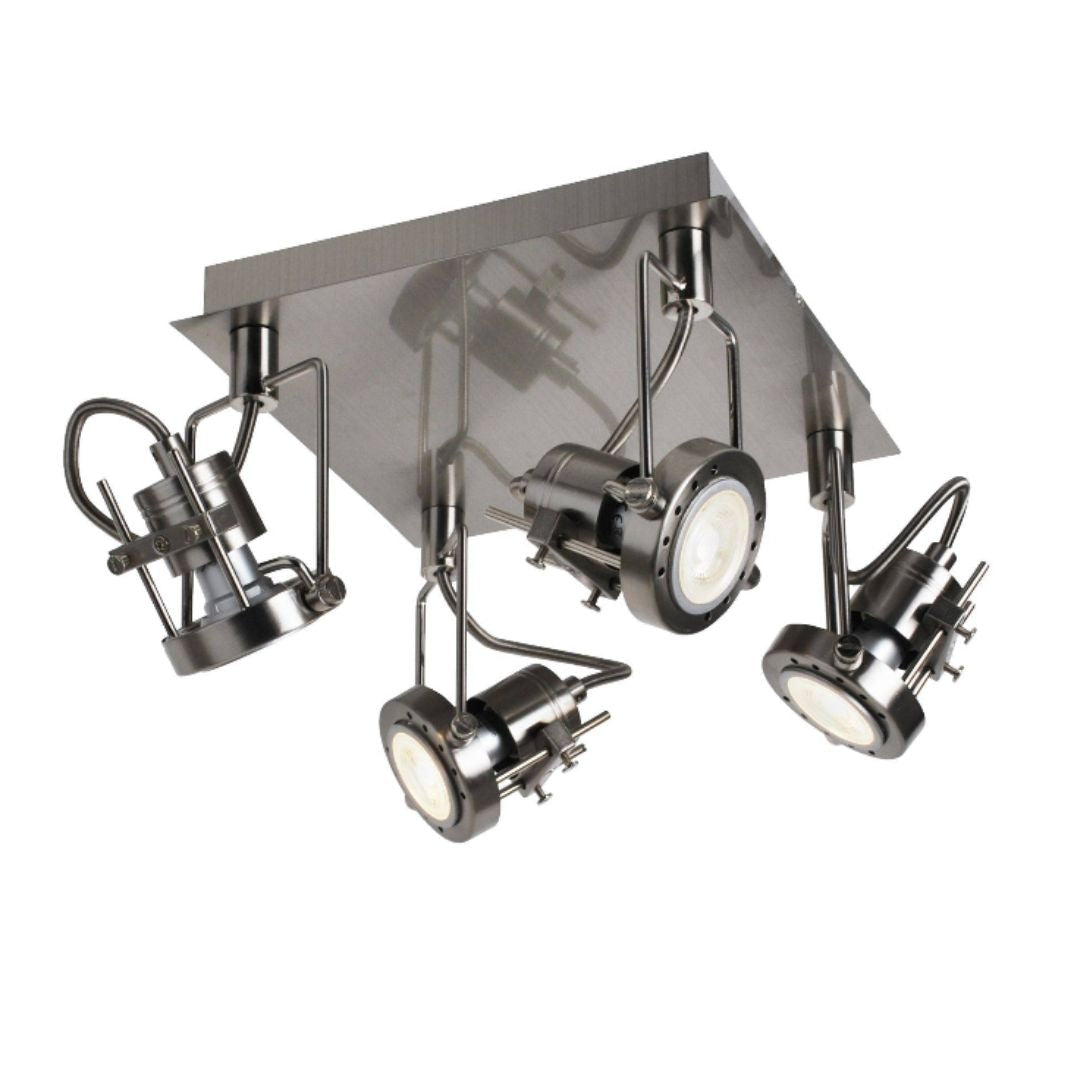 Pagazzi Sage Satin Nickel Light Ceiling Spotlight Plate