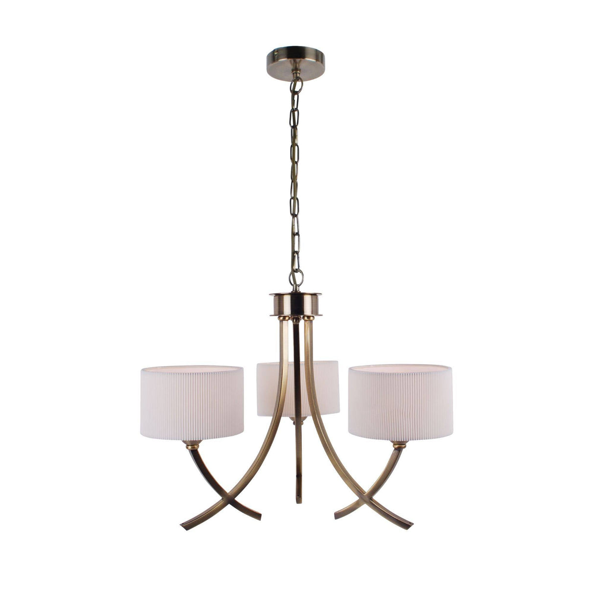 Pagazzi Justina Light Antique Brass Pendant Chandelier Light