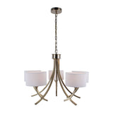 Pagazzi Justina Antique Brass 5 Light Chandelier